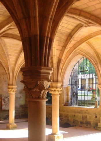 Abbaye de Fontdouce salle capitulaire