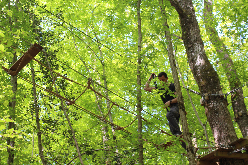 Parc aventure Fontdouce