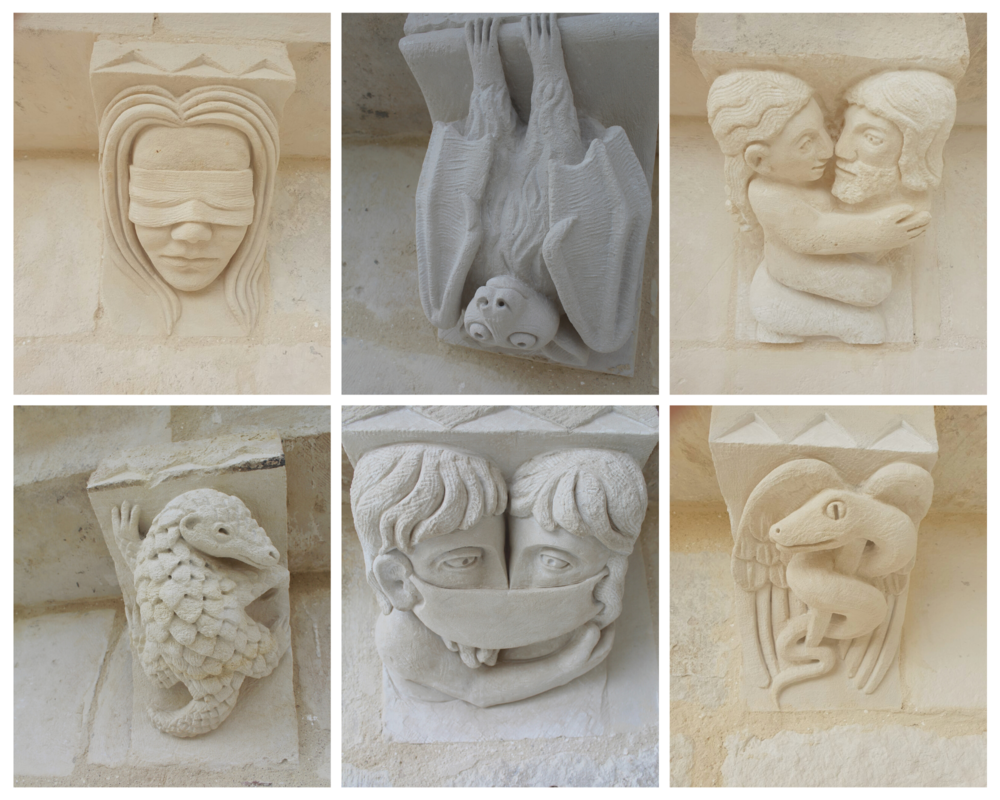 modillons sculptés covid