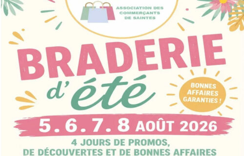 braderie d'été à saintes